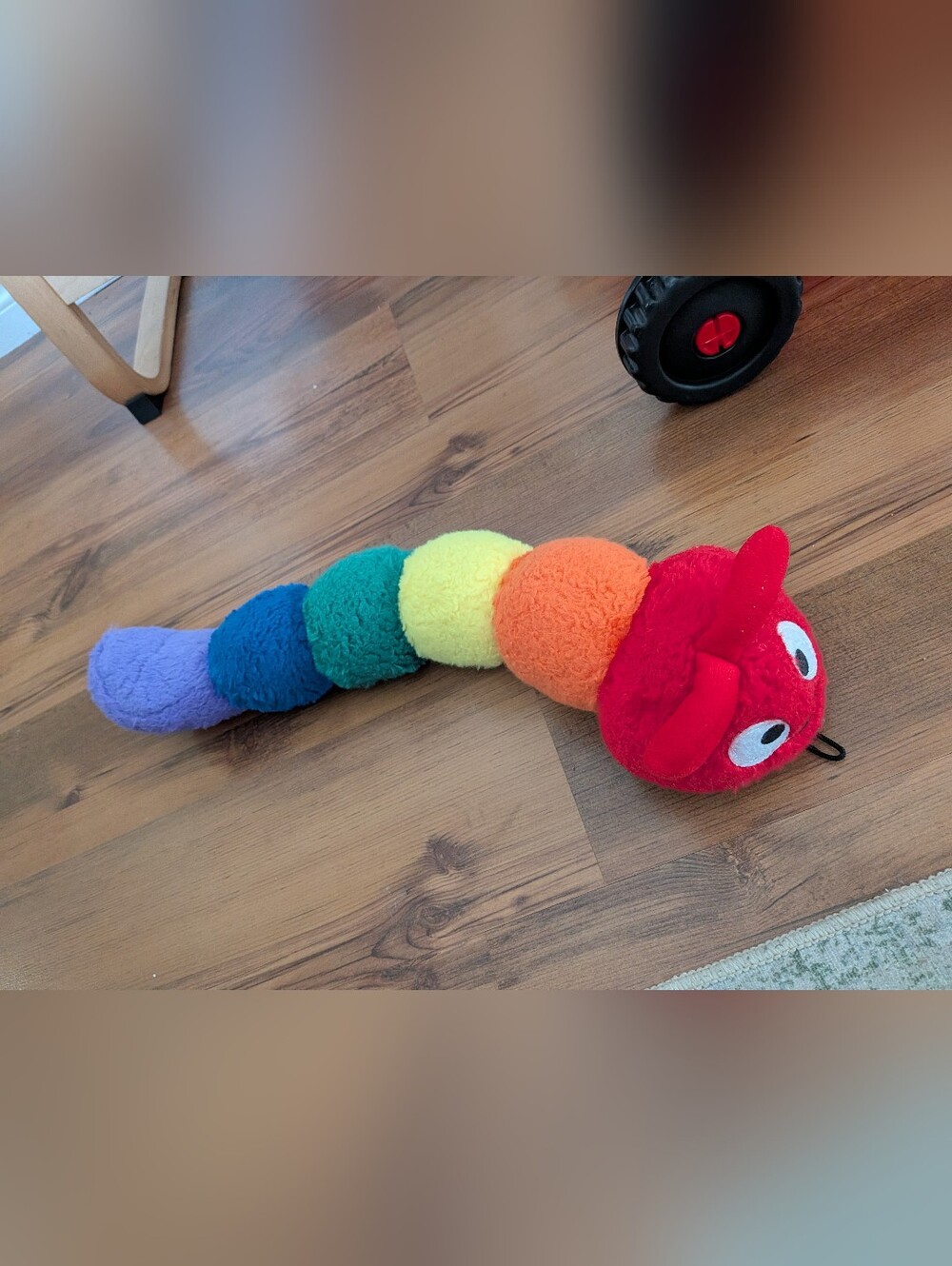 Colorful Plush Rainbow Caterpillar Toy